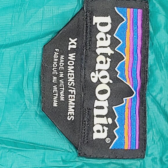Patagonia Women's Teal Nano Puff Thermoball 1/4 Zip Pullover Puffer Jacket Sz XL - Picture 7 of 10